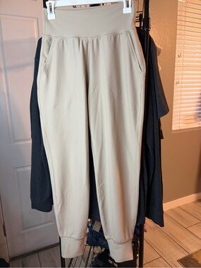 Old Navy Beige Track Joggers